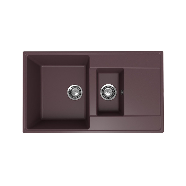 Кухонная мойка Ulgran Quartz Prima 860 1,5K-06, трюфель. Фото 1