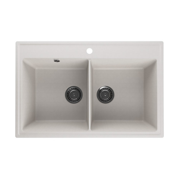 Кухонная мойка Ulgran Quartz Ruma 780-01, жасмин. Фото 1
