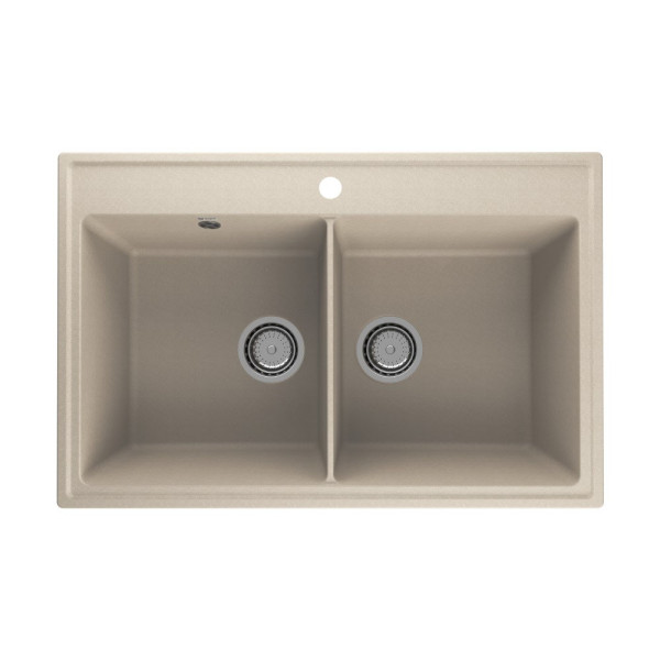 Кухонная мойка Ulgran Quartz Ruma 780-03, десерт. Фото 1