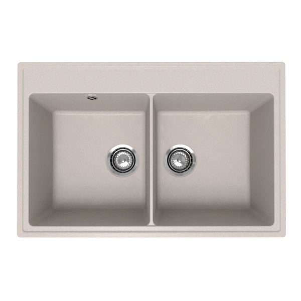 Кухонная мойка Ulgran Quartz Ruma 780-10, песок. Фото 1