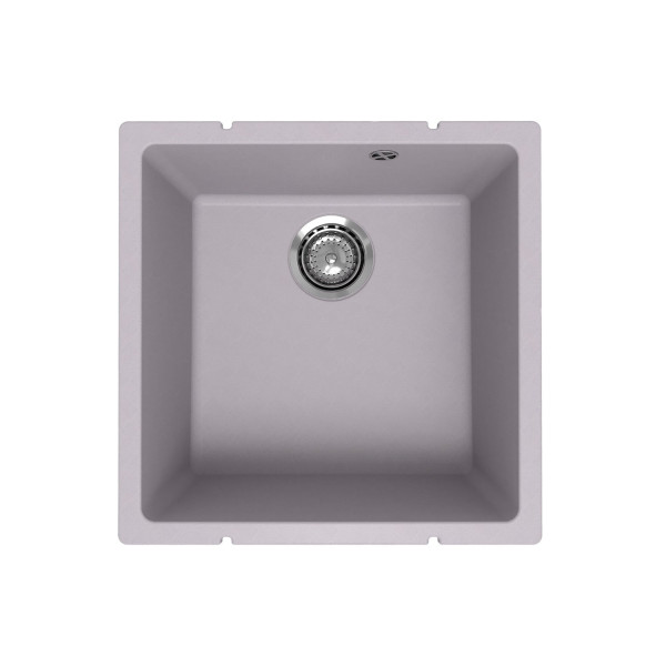 Кухонная мойка Ulgran Quartz Under 400-04, платина. Фото 1