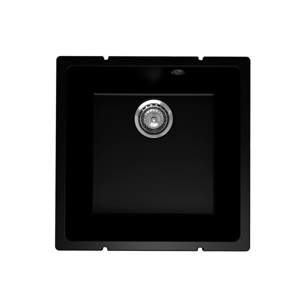 Кухонная мойка Ulgran Quartz Under 400-07, уголь. Фото 1