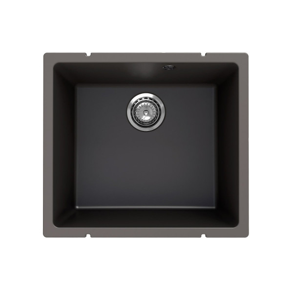 Кухонная мойка Ulgran Quartz Under 450-09, асфальт. Фото 1