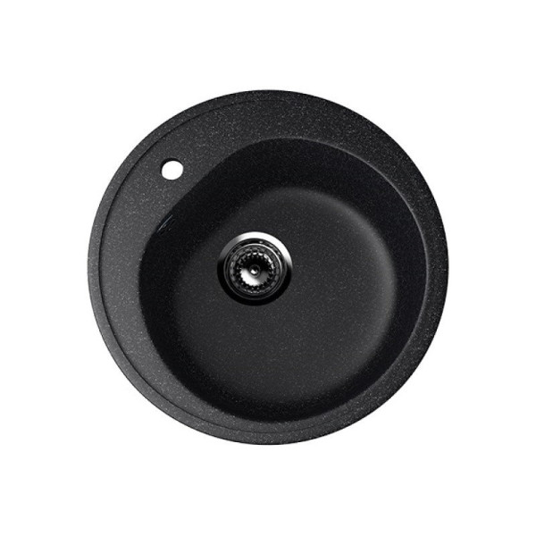 Кухонная мойка Ulgran U-101-308, черный. Фото 1