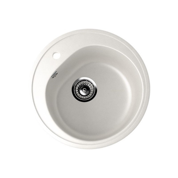 Кухонная мойка Ulgran U-101-341, ультра-белый. Фото 1