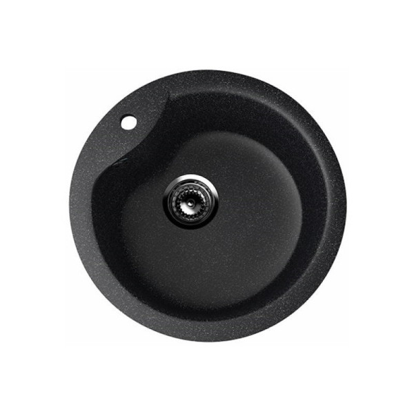 Кухонная мойка Ulgran U-102-308, черный. Фото 1