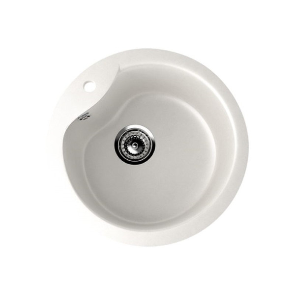 Кухонная мойка Ulgran U-102-341, ультра-белый. Фото 1