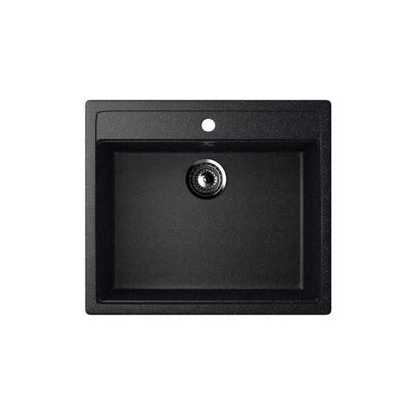 Кухонная мойка Ulgran U-104-308, черный. Фото 1