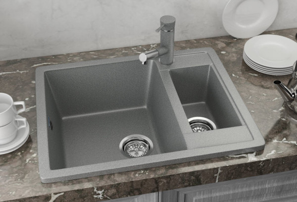 Кухонная мойка Ulgran U-106-309, темно-серый. Фото 3