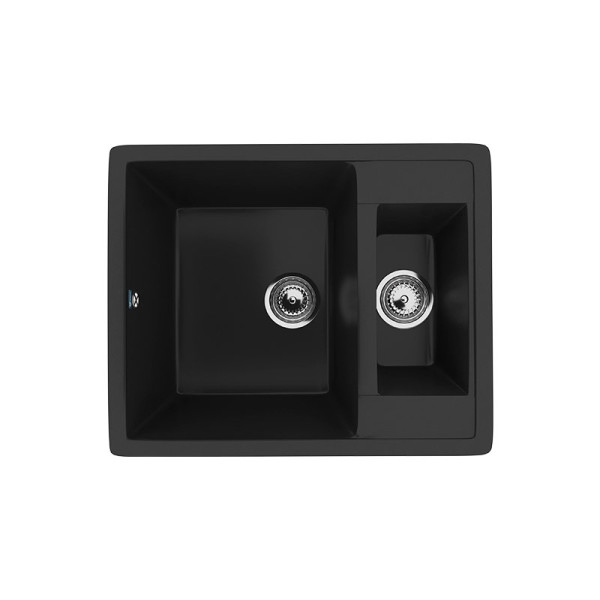 Кухонная мойка Ulgran U-106-344, ультра-черный. Фото 1
