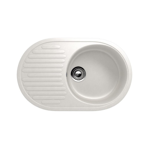 Кухонная мойка Ulgran U-107-341, ультра-белый. Фото 1