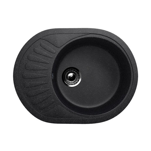 Кухонная мойка Ulgran U-107м-308, черный. Фото 1