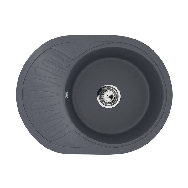 Кухонная мойка Ulgran U-107м-343, антрацит. Фото 1