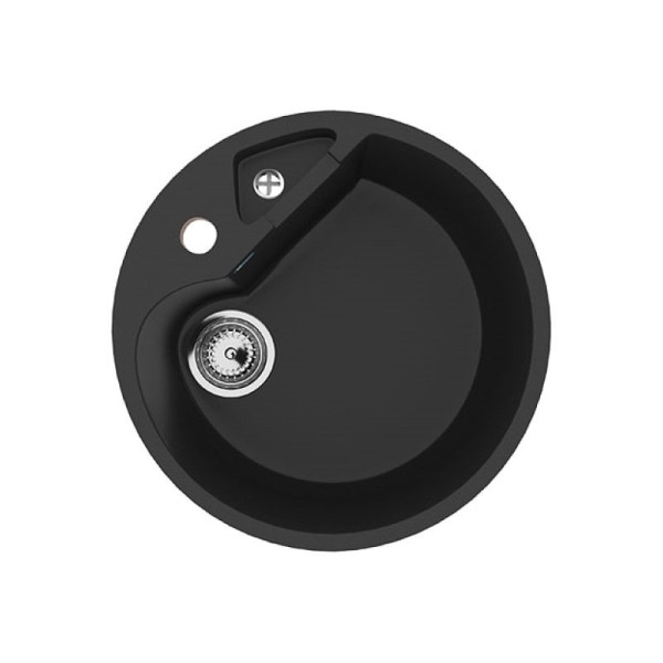 Кухонная мойка Ulgran U-108-344, ультра-черный. Фото 1