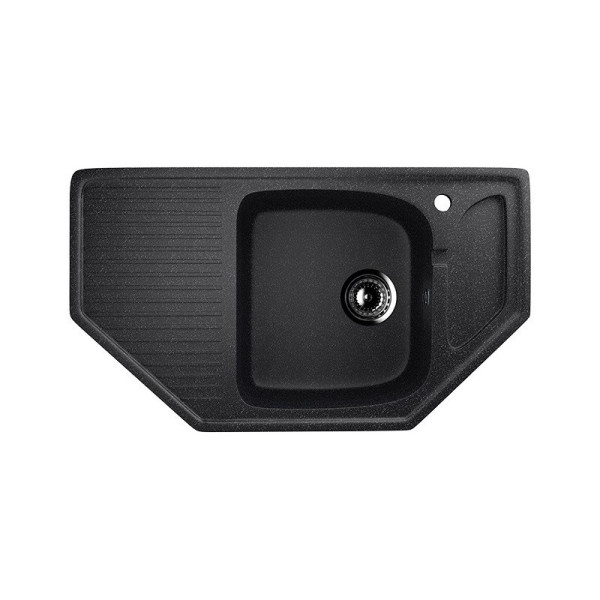 Кухонная мойка Ulgran U-109-308, черный. Фото 1
