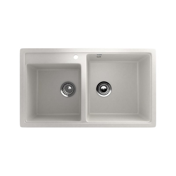 Кухонная мойка Ulgran U-200-341, ультра-белый. Фото 1