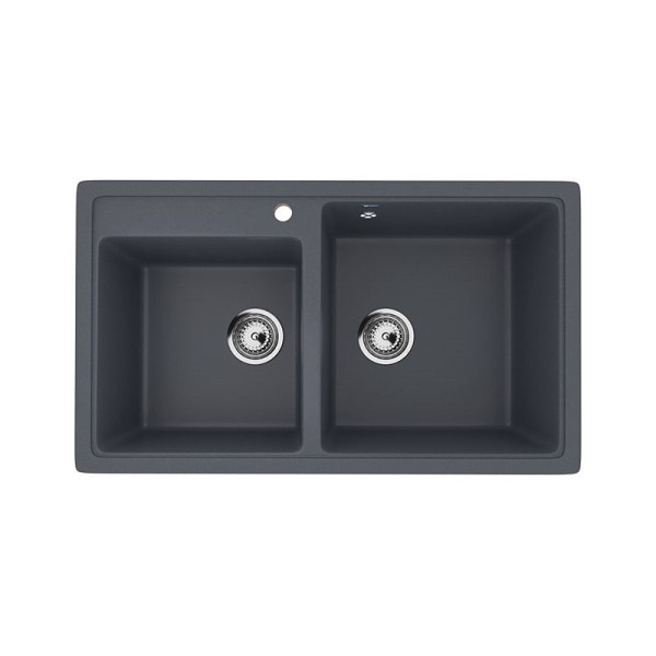 Кухонная мойка Ulgran U-200-343, антрацит. Фото 1