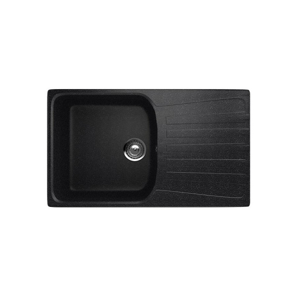 Кухонная мойка Ulgran U-203-308, черный. Фото 1