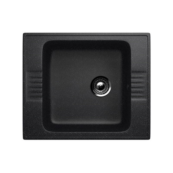Кухонная мойка Ulgran U-204-308, черный. Фото 1