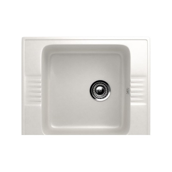 Кухонная мойка Ulgran U-204-341, ультра-белый. Фото 1