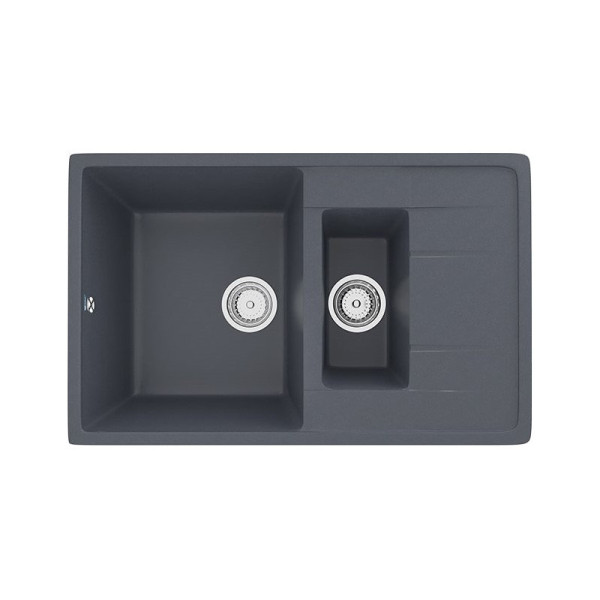 Кухонная мойка Ulgran U-205-343, антрацит. Фото 1