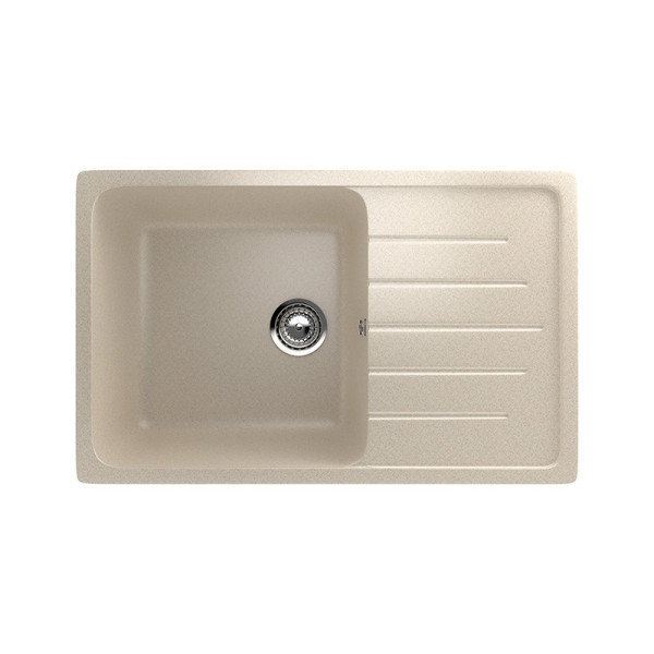 Кухонная мойка Ulgran U-400-328, бежевый. Фото 1