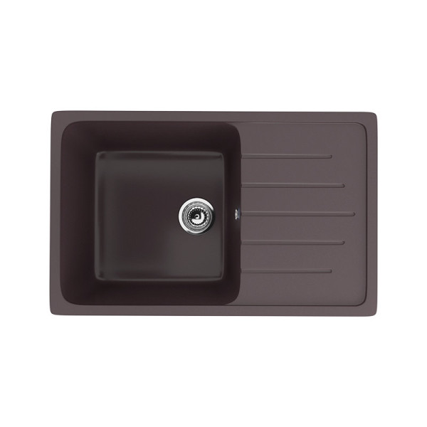 Кухонная мойка Ulgran U-400-345, шоколад. Фото 1