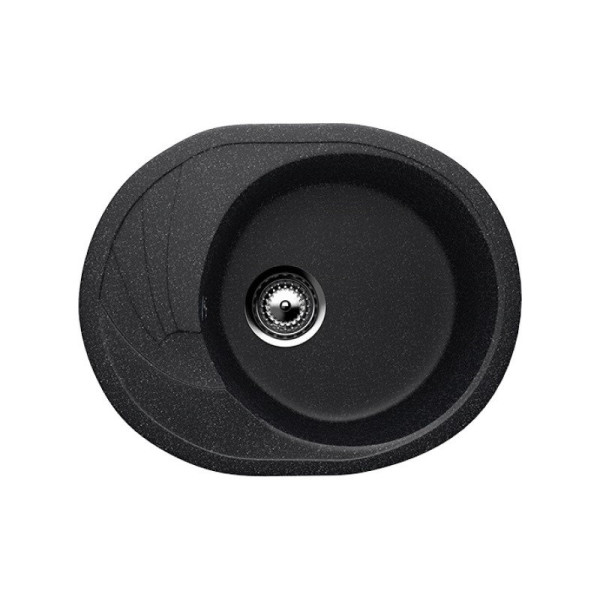 Кухонная мойка Ulgran U-403-308, черный. Фото 1