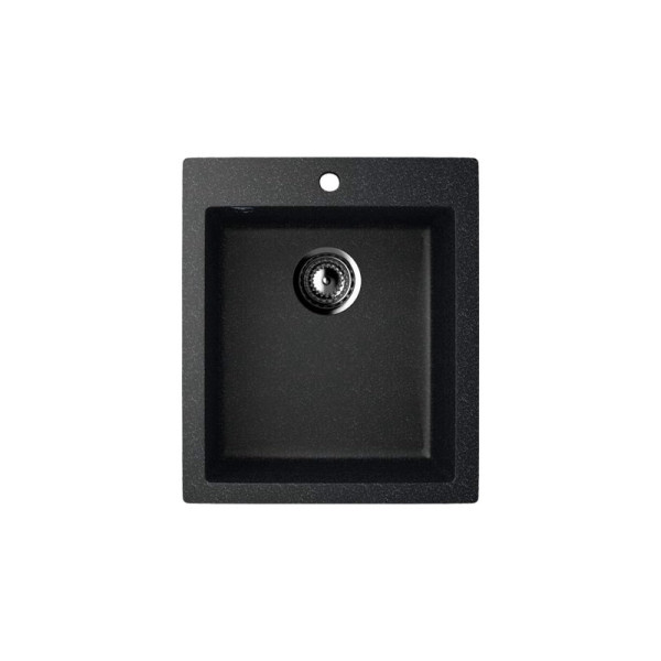 Кухонная мойка Ulgran U-404-308, черный. Фото 1