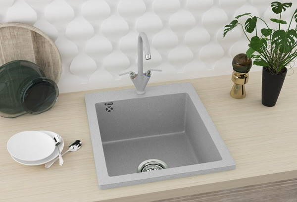Кухонная мойка Ulgran U-404-342, графит. Фото 3