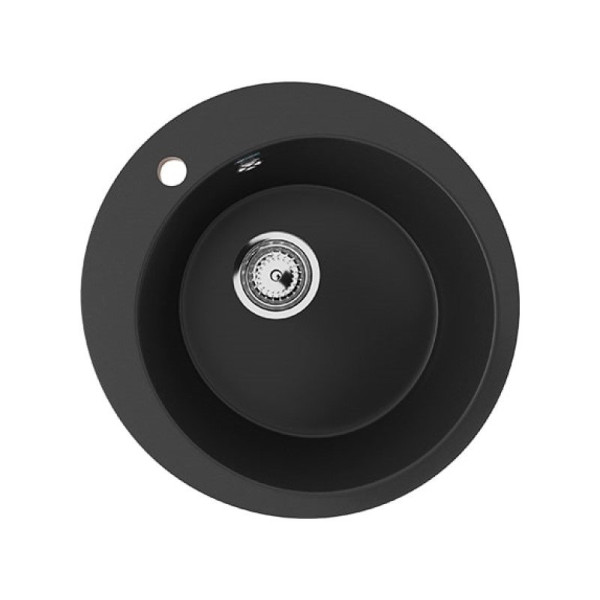 Кухонная мойка Ulgran U-405-344, ультра-черный. Фото 1