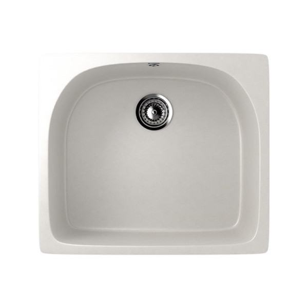 Кухонная мойка Ulgran U-408-341, ультра-белый. Фото 1