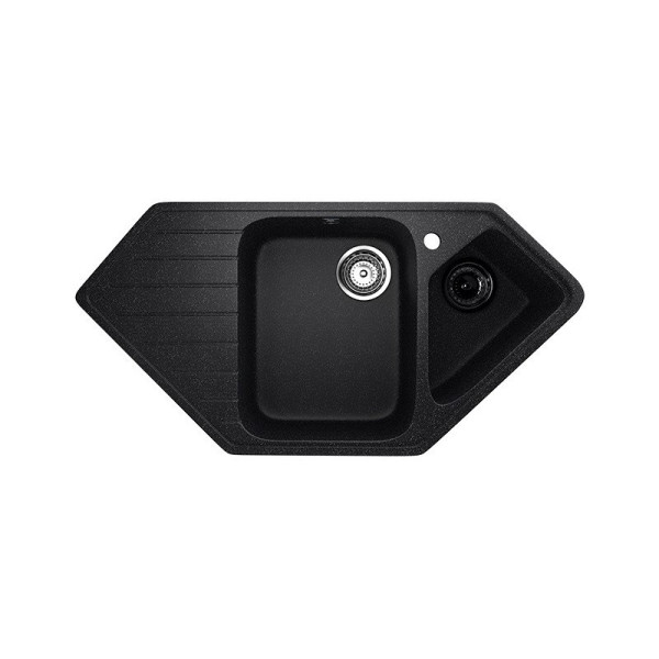 Кухонная мойка Ulgran U-409-308, черный. Фото 1