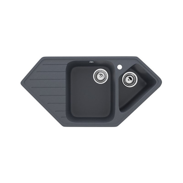 Кухонная мойка Ulgran U-409-343, антрацит. Фото 1
