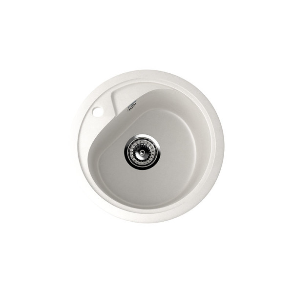 Кухонная мойка Ulgran U-500-341, ультра-белый. Фото 1