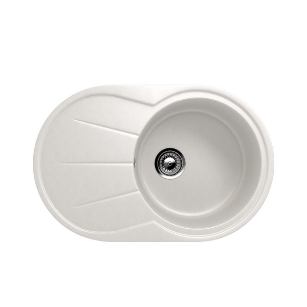 Кухонная мойка Ulgran U-503-341, ультра-белый. Фото 1