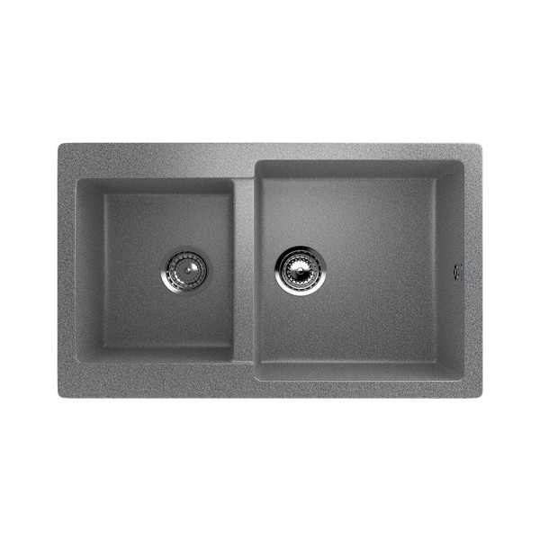 Кухонная мойка Ulgran U-505-309, темно-серый. Фото 1
