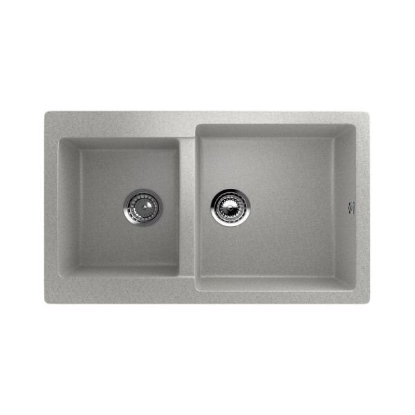 Кухонная мойка Ulgran U-505-310, серый. Фото 1