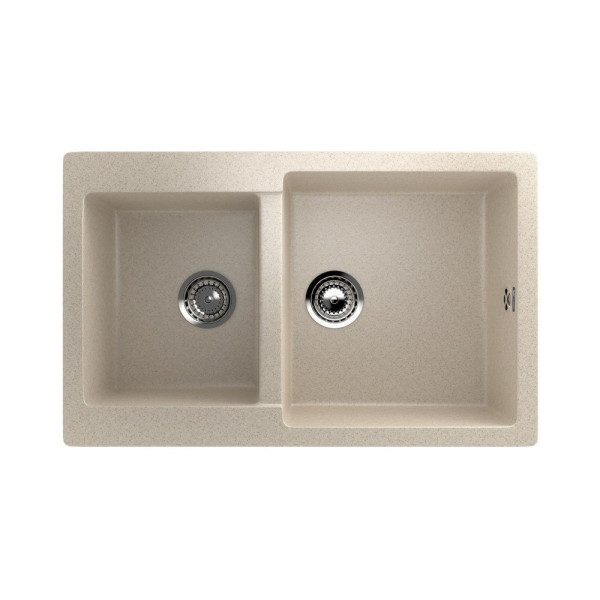 Кухонная мойка Ulgran U-505-328, бежевый. Фото 1