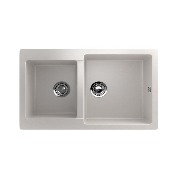 Кухонная мойка Ulgran U-505-331, белый. Фото 1