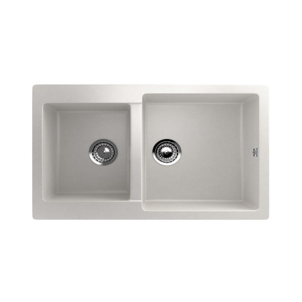 Кухонная мойка Ulgran U-505-341, ультра-белый. Фото 1