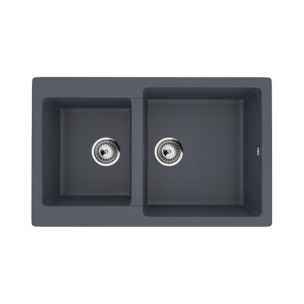 Кухонная мойка Ulgran U-505-343, антрацит. Фото 1
