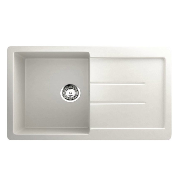 Кухонная мойка Ulgran U-507-341, ультра-белый. Фото 1