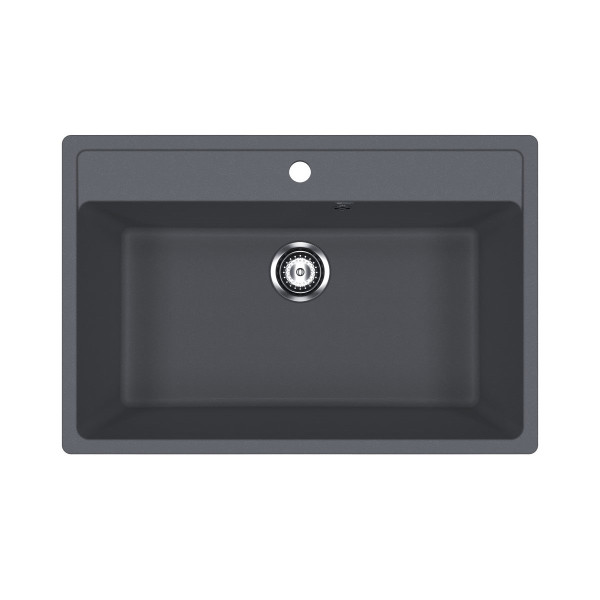 Кухонная мойка Ulgran U-600-343, антрацит. Фото 1