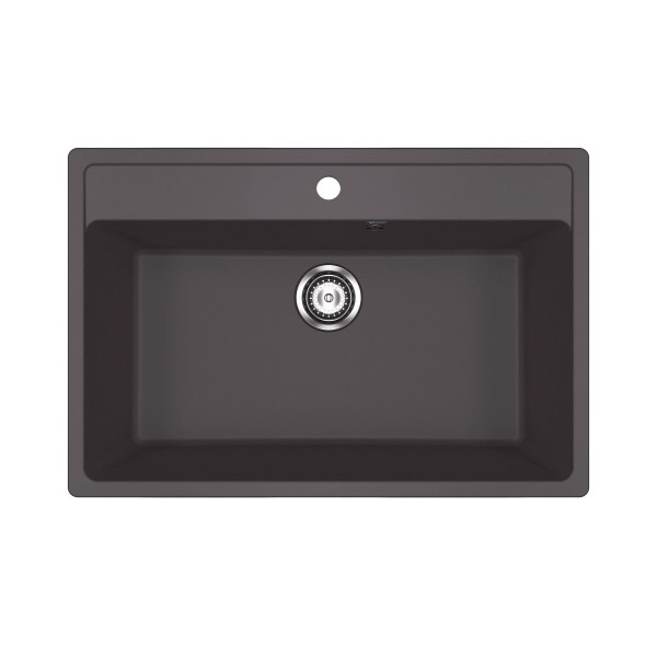 Кухонная мойка Ulgran U-600-345, шоколад. Фото 1