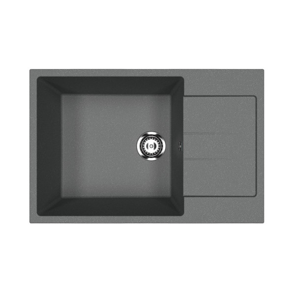 Кухонная мойка Ulgran U-602-343, антрацит. Фото 1