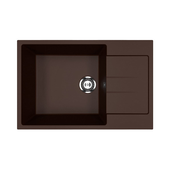 Кухонная мойка Ulgran U-602-345, шоколад. Фото 1