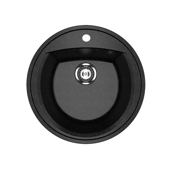 Кухонная мойка Ulgran U-603-308, черный. Фото 1