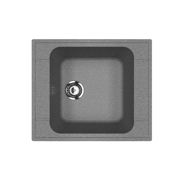 Кухонная мойка Ulgran U-604-309, темно-серый. Фото 1