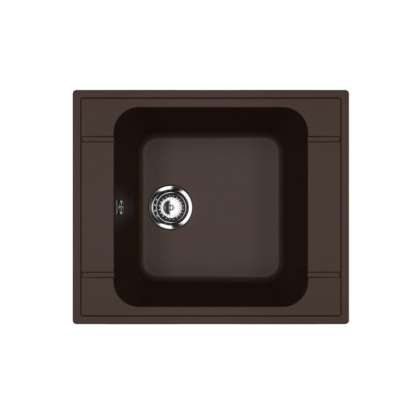 Кухонная мойка Ulgran U-604-345, шоколад. Фото 1